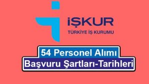 İSKUR 54 Danışma Memuru Alımı 2017