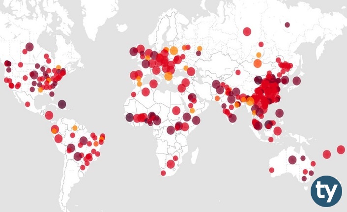 İtalya, İran, İspanya, Fransa, Amerika ve Türkiye Koranavirüs Karşılaştırma – Vaka ve Ölen Sayısı Kıyaslama