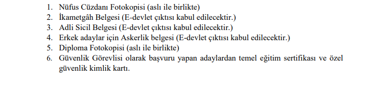 yükseköğretim kalite kurulu personel alım i̇lanı 2020 1 kalite kurul belge