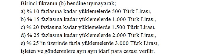 kantara girmemenin cezası var mı? kantara girmemenin cezası nedir? 1 kantar ceza