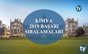 Kimya 2019 Taban Puanları ve Başarı Sıralamaları