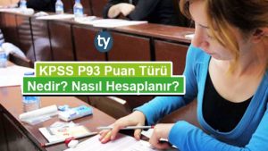 KPSS P93 (Önlisans) Nedir? Nasıl Hesaplanır?