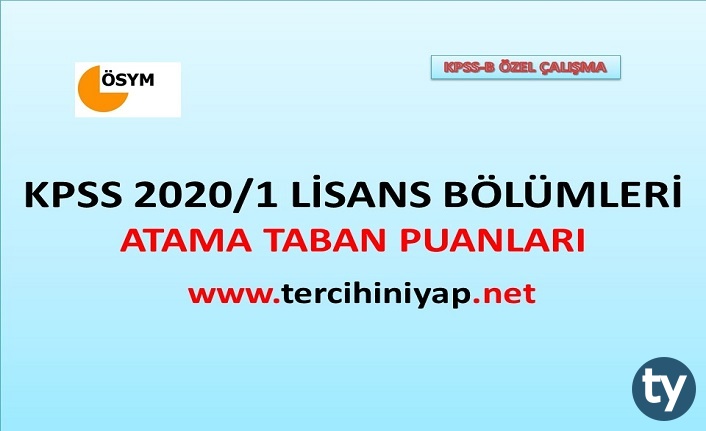kpss 20201 lisans atama taban puanlari h11192 ad91e