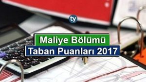 Maliye 2017 Taban Puanları