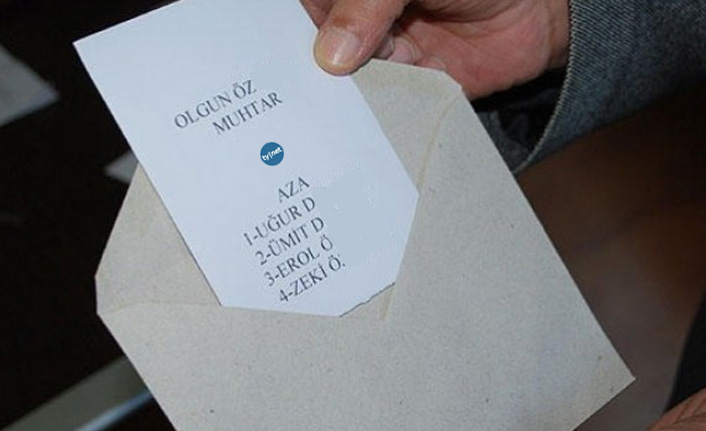 muhtar azası nedir? nasıl olunur? 1 muhtar azasi oy pusulasi