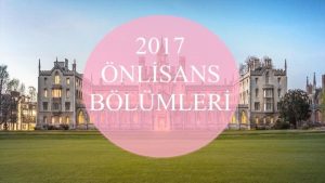 Önlisans Bölümleri 2023