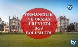 Ormancılık ve Orman Ürünleri Mezunları DGS İle Hangi Bölümlere Girebilir?