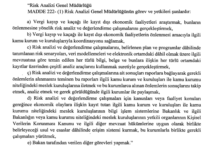 maliye bakanlığı risk analizi merkezi'nin görevi nedir? nasıl personel i̇stihdam edecek? 1 risk analizi