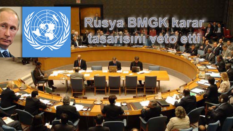 Rusya BM'de Halep tasarısını veto etti