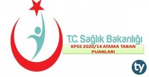 Sağlık Bakanlığı KPSS 2020/14 Atama Taban Puanları