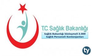 Sağlık Bakanlığı Sözleşmeli 3.000 Sağlık Personeli Kontenjanları