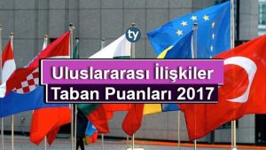 Siyaset Bilimi ve Uluslararası İlişkiler 2017 Taban Puanları