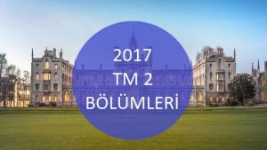 TM 2 Bölümleri 2023