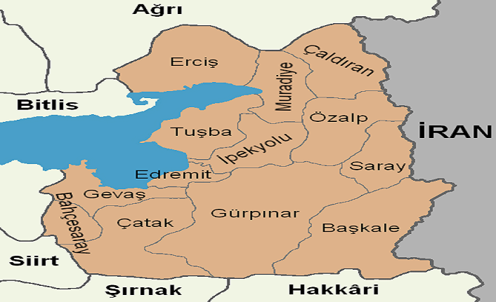 van'ın i̇lçeleri nelerdir? van i̇lçeleri 2 van ilceleri harita