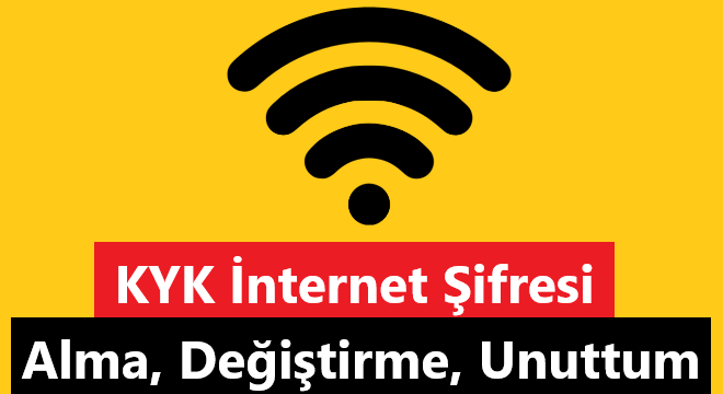kyk i̇nternet şifresi alma ve değiştirme